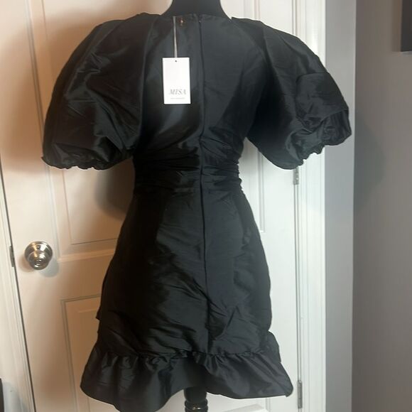 BNWT - MISA LOS ANGELES SYBIL DRESS BLACK - MEDIUM - Picture 6 of 9